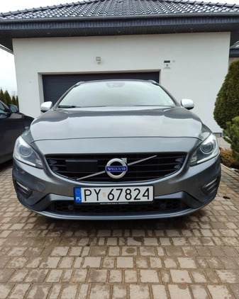 Volvo V60 cena 76400 przebieg: 114000, rok produkcji 2015 z Poznań małe 211